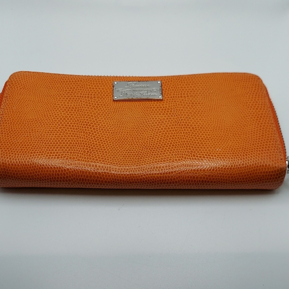 Lauren 1967 Ralph Lauren Orange Textured Women Clutch.See pics for vintage wear.